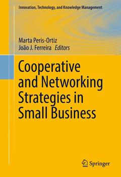 Couverture de l’ouvrage Cooperative and Networking Strategies in Small Business