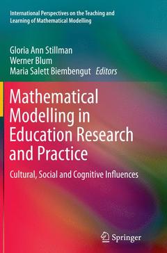Couverture de l’ouvrage Mathematical Modelling in Education Research and Practice