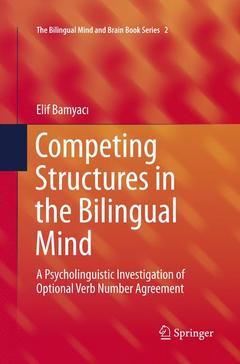 Couverture de l’ouvrage Competing Structures in the Bilingual Mind