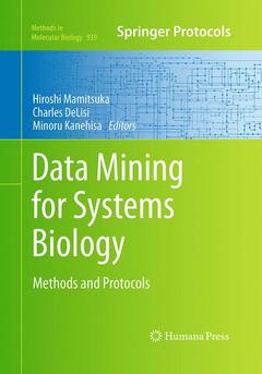 Cover of the book Data Mining for Systems Biology