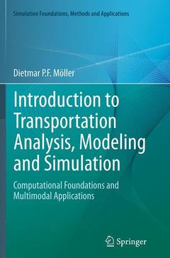 Cover of the book Introduction to Transportation Analysis, Modeling and Simulation