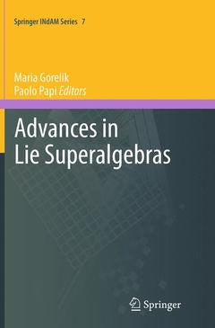 Couverture de l’ouvrage Advances in Lie Superalgebras