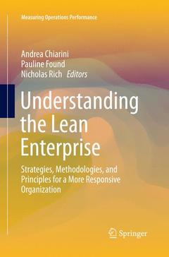 Couverture de l’ouvrage Understanding the Lean Enterprise