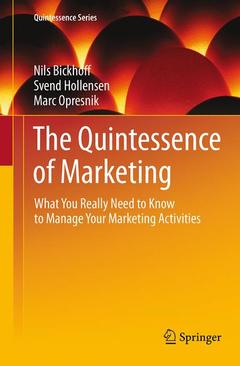 Couverture de l’ouvrage The Quintessence of Marketing