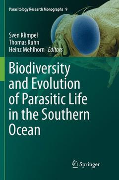 Couverture de l’ouvrage Biodiversity and Evolution of Parasitic Life in the Southern Ocean