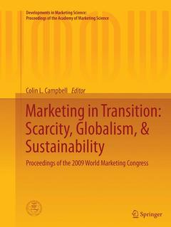 Couverture de l’ouvrage Marketing in Transition: Scarcity, Globalism, & Sustainability