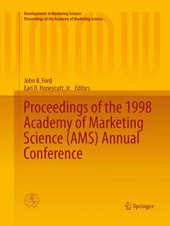 Couverture de l’ouvrage Proceedings of the 1998 Academy of Marketing Science (AMS) Annual Conference