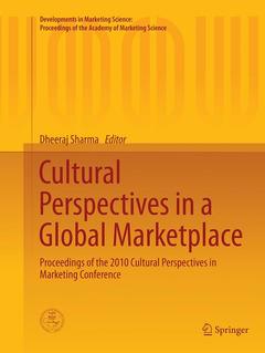 Couverture de l’ouvrage Cultural Perspectives in a Global Marketplace