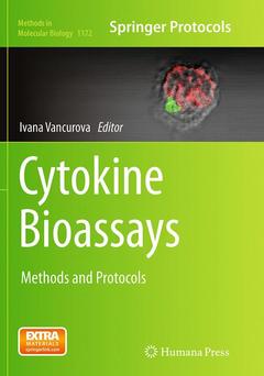 Couverture de l’ouvrage Cytokine Bioassays