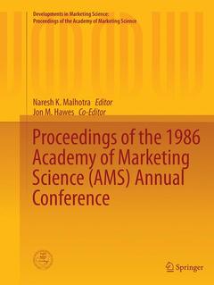 Couverture de l’ouvrage Proceedings of the 1986 Academy of Marketing Science (AMS) Annual Conference