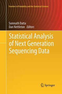 Couverture de l’ouvrage Statistical Analysis of Next Generation Sequencing Data