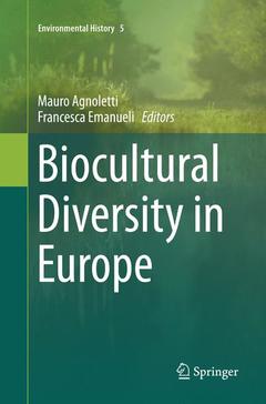 Couverture de l’ouvrage Biocultural Diversity in Europe