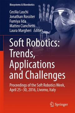 Couverture de l’ouvrage Soft Robotics: Trends, Applications and Challenges