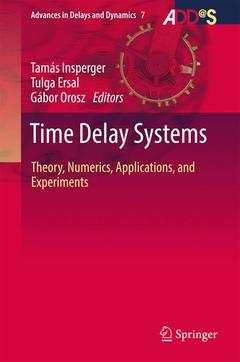 Couverture de l’ouvrage Time Delay Systems