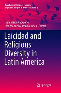 Couverture de l’ouvrage Laicidad and Religious Diversity in Latin America