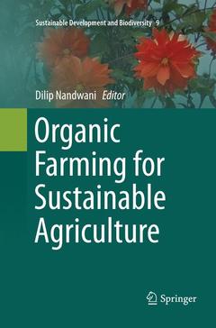 Couverture de l’ouvrage Organic Farming for Sustainable Agriculture
