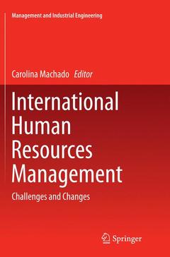 Couverture de l’ouvrage International Human Resources Management