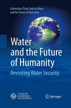 Couverture de l’ouvrage Water and the Future of Humanity