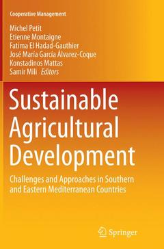 Couverture de l’ouvrage Sustainable Agricultural Development