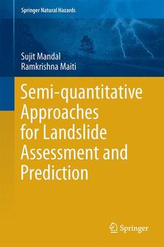 Couverture de l’ouvrage Semi-quantitative Approaches for Landslide Assessment and Prediction
