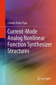Cover of the book Current-Mode Analog Nonlinear Function Synthesizer Structures