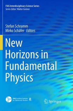 Couverture de l’ouvrage New Horizons in Fundamental Physics