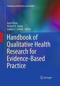 Cover of the book Handbook of Qualitative Health Research for Evidence-Based Practice