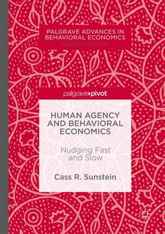 Couverture de l’ouvrage Human Agency and Behavioral Economics