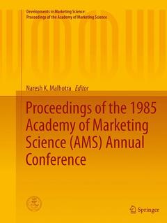 Couverture de l’ouvrage Proceedings of the 1985 Academy of Marketing Science (AMS) Annual Conference