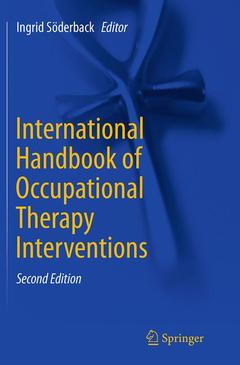 Couverture de l’ouvrage International Handbook of Occupational Therapy Interventions