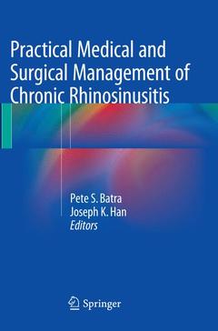 Couverture de l’ouvrage Practical Medical and Surgical Management of Chronic Rhinosinusitis