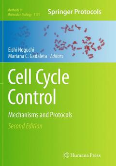 Couverture de l’ouvrage Cell Cycle Control