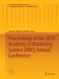 Couverture de l’ouvrage Proceedings of the 2010 Academy of Marketing Science (AMS) Annual Conference