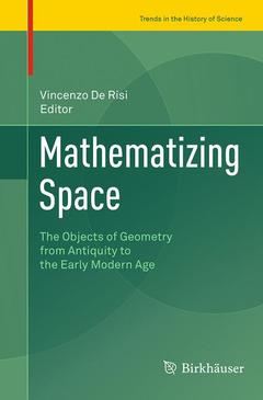 Couverture de l’ouvrage Mathematizing Space