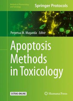 Couverture de l’ouvrage Apoptosis Methods in Toxicology