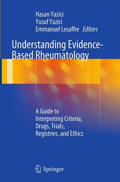 Couverture de l’ouvrage Understanding Evidence-Based Rheumatology