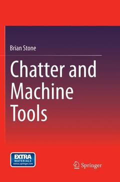 Couverture de l’ouvrage Chatter and Machine Tools