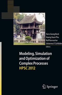 Couverture de l’ouvrage Modeling, Simulation and Optimization of Complex Processes - HPSC 2012