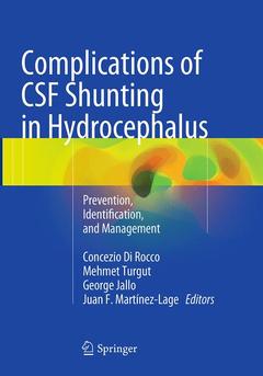 Couverture de l’ouvrage Complications of CSF Shunting in Hydrocephalus