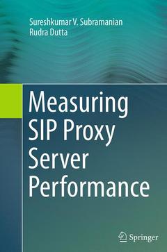 Couverture de l’ouvrage Measuring SIP Proxy Server Performance