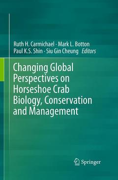 Couverture de l’ouvrage Changing Global Perspectives on Horseshoe Crab Biology, Conservation and Management