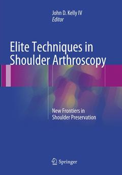 Couverture de l’ouvrage Elite Techniques in Shoulder Arthroscopy