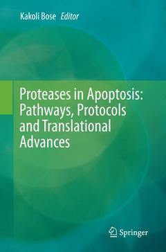 Cover of the book Proteases in Apoptosis: Pathways, Protocols and Translational Advances