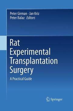 Couverture de l’ouvrage Rat Experimental Transplantation Surgery