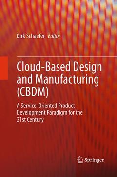 Cover of the book Cloud-Based Design and Manufacturing (CBDM)