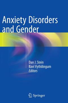 Couverture de l’ouvrage Anxiety Disorders and Gender