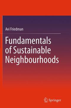 Couverture de l’ouvrage Fundamentals of Sustainable Neighbourhoods