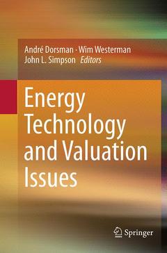 Couverture de l’ouvrage Energy Technology and Valuation Issues