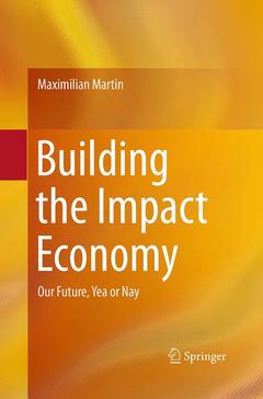 Couverture de l’ouvrage Building the Impact Economy