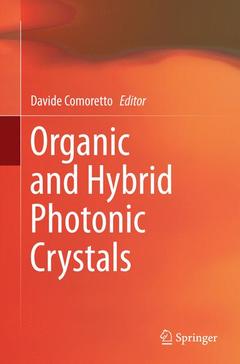 Couverture de l’ouvrage Organic and Hybrid Photonic Crystals